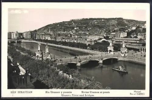 AK San Sebastian, Río Urumes y puente