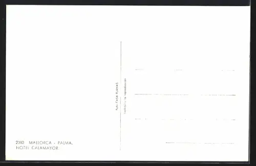 AK Palma /Mallorca, Hotel Calamayor