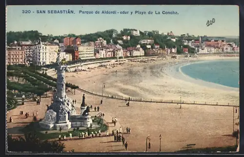 AK San Sebastián, Parque de Alderdi-eder y Playa de La Concha