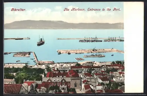 AK Gibraltar, The Harbour, Entrance to the Port