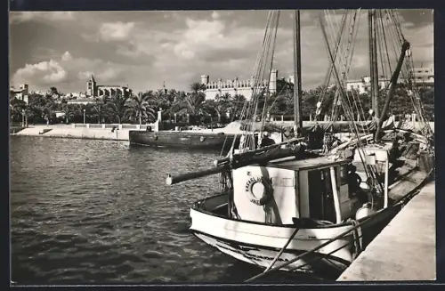 AK Palma de Mallorca, La Lonja desde el Puerto