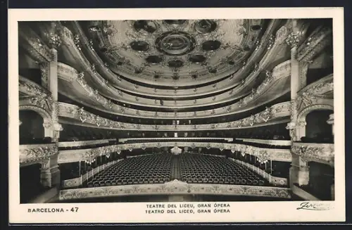 AK Barcelona, Teatro del Liceo, Gran Ópera