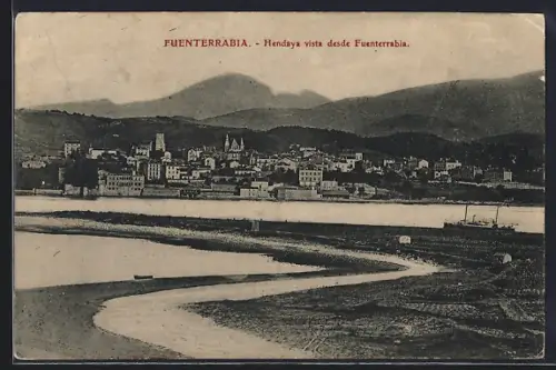 AK Fuenterrabia, Hendaya vista desde Fuenterrabia