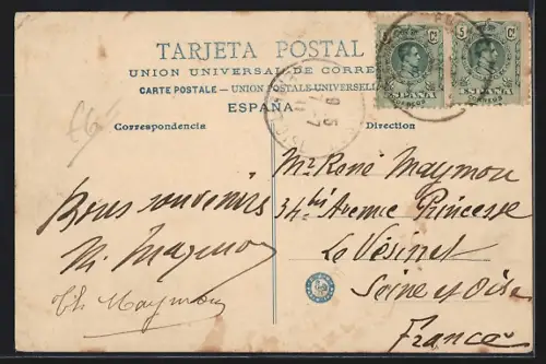 AK Fuenterrabia, Hendaya vista desde Fuenterrabia