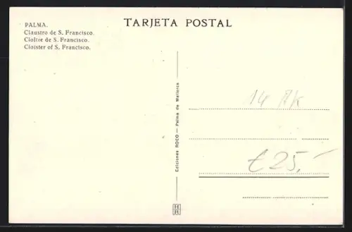 AK Palma, Claustro de S. Francisco