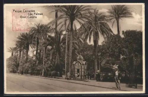 AK Las Palmas /Gran Canaria, Parque Cervantes