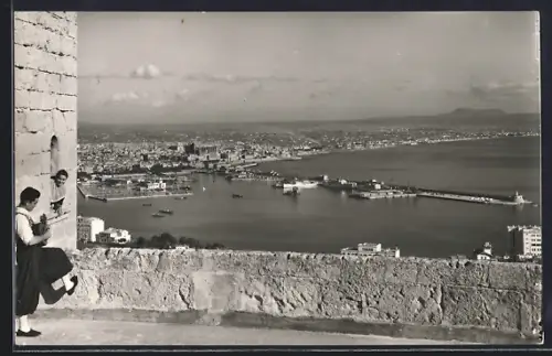 AK Palma /Mallorca, Vista parcial desde el Castillo de Bellver