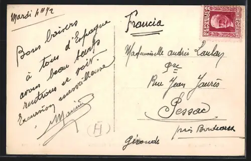 AK Figueres, Rambla i Monument a Monturiol