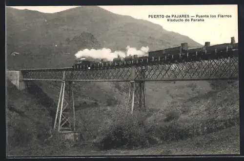 AK Puente los Fierros /Puerto de Pajares, Viaducto de Parana