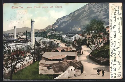 AK Gibraltar, The Town from the South