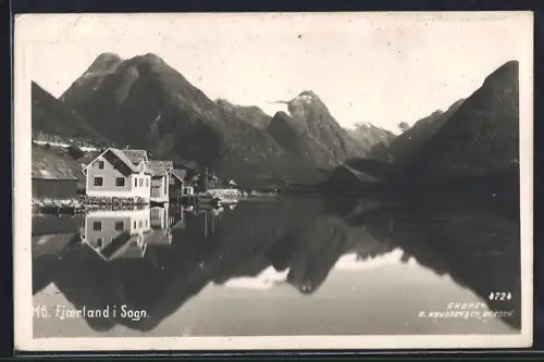 AK Fjoerland, Blick auf See