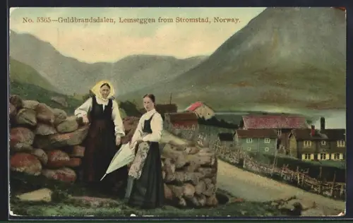 AK Lemseggen, Guldbrandsdalen, Lemseggen from Stromstad