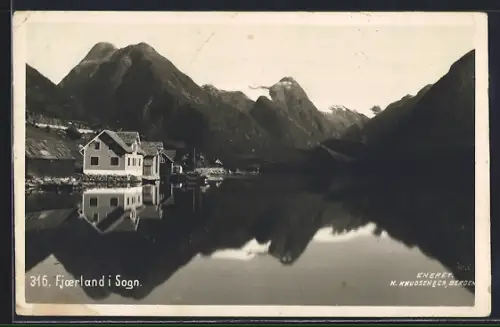 AK Fjoerland, Blick auf See