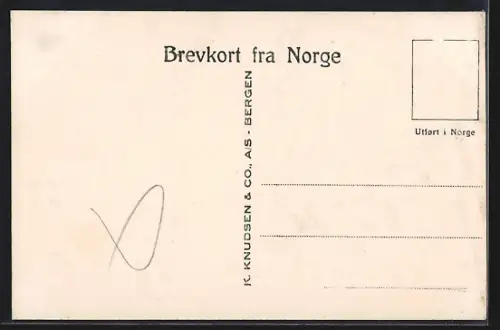 AK Öie /Söndmör, Pferdekutsche im Tal