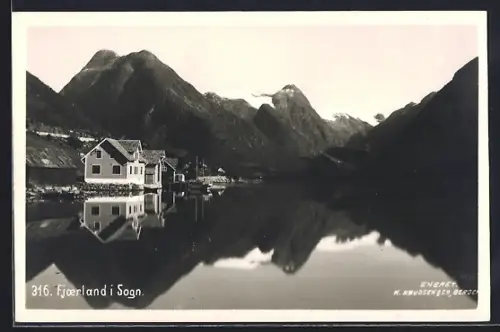 AK Fjoerland, Blick auf See