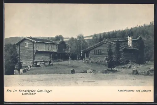 AK Lillehammer, Fra De Sandvigske Samlinger, Ramloftstuerne med Staburet