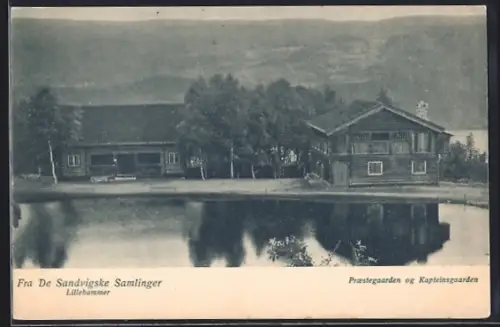 AK Lillehammer, Fra De Sandvigske Samlinger, Praestgaarden of Kapteinsgaarden