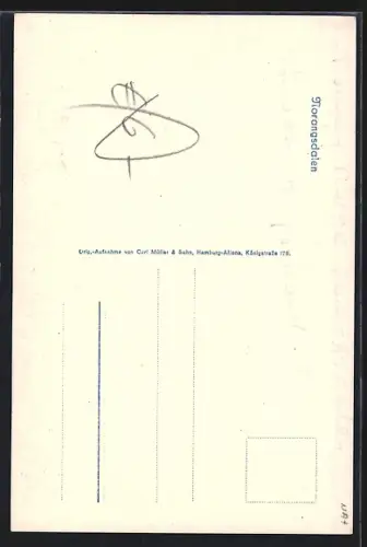 AK Norangsdalen, Ortsansicht aus der Vogelschau