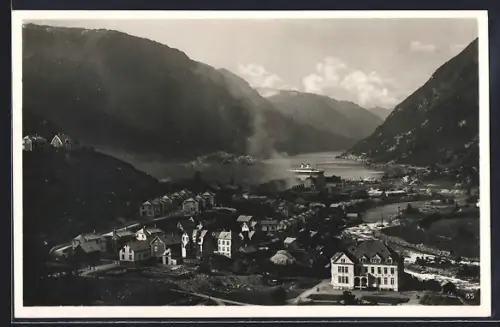 AK Odda, Hardangerfjord, Ortsansicht