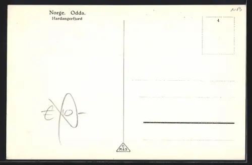 AK Odda, Hardangerfjord, Ortsansicht