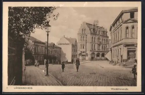 AK Lüdenscheid, Partie in der Werdohlerstrasse