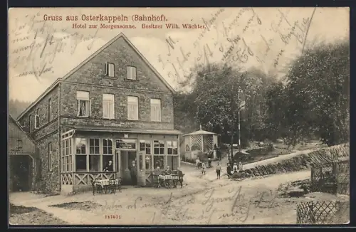 AK Osterkappeln, Hotel zur Morgensonne, Inh. Wilh. Wächter