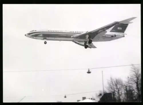 Fotografie Flugzeug Hawker Siddeley Trident der BEA, G-ATNA