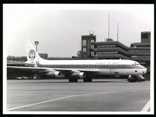 Fotografie Flughafen Berlin-Tegel, Flugzeug Douglas DC-8, Queen of the World N64799