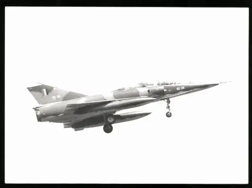 Fotografie Flugzeug Mirage Kampfjet der Französischen Luftstreitkräfte BD 06
