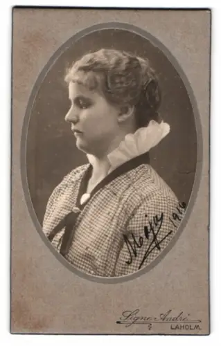 Fotografie Signe André, Laholm, Maja im Jahr 1916