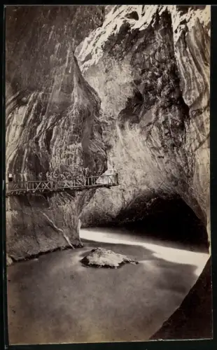Fotografie unbekannter Fotograf, Ansicht Vernayaz, Gorges du Trient, Trientschlucht