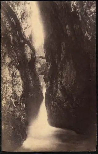 Fotografie unbekannter Fotograf, Ansicht Servoz, Diosaz Schlucht