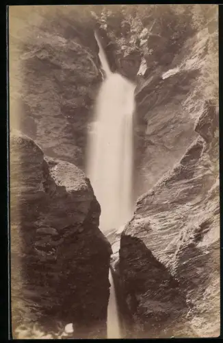 Fotografie unbekannter Fotograf, Ansicht Schattenhalb, der obere Reichenbachfall