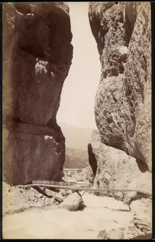 Fotografie unbekannter Fotograf, Ansicht Grindelwald, Gorges de la Lutschinen