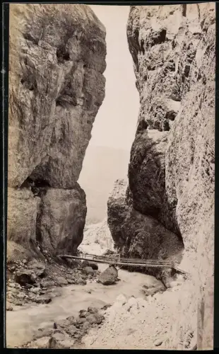 Fotografie unbekannter Fotograf, Ansicht Grindelwald, Gorges de la Lutschinen