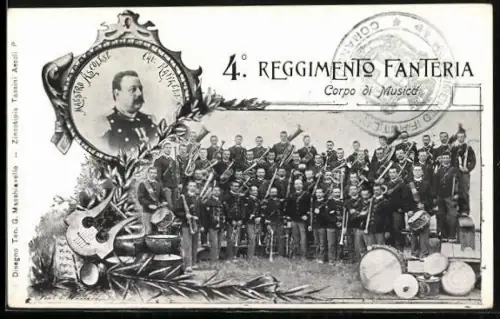 AK Corpo di Musici, 4o Reggimento Fanteria, Infanterie-Regiment