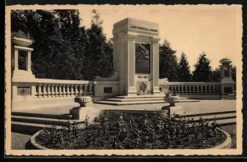 AK Elisabethville, Monument aux morts 14-18