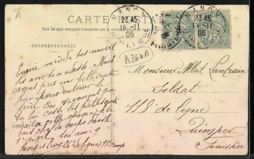 AK Nancy, Rue St-Dizier, Point Central, Restaurant, Strassenbahn