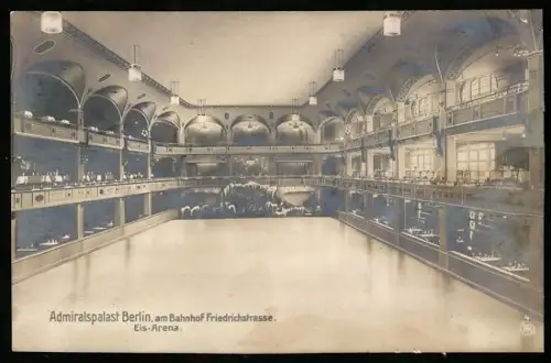 AK Berlin, Admiralspalast am Bahnhof Friedrichstrasse, Eis-Arena