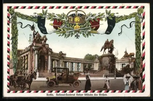 Künstler-AK Berlin, National-Denkmal Kaiser Wilhelm des Grossen