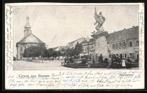 AK Rastatt, Marktplatz