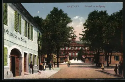 AK Rastatt, Restauration zum Schloss