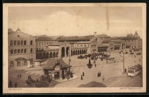 AK München, Hauptbahnhof