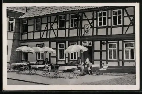 AK Stolberg /Harz, Gasthaus zur Grünen Tanne, Inh. Harry Sauer