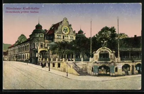 AK München-Haidhausen, Münchener Kindl-Keller, Deutschlands grösster Saalbau