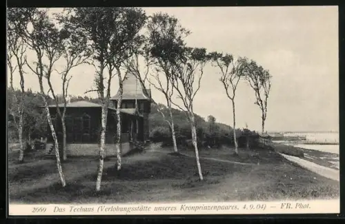 AK Graal-Müritz, Teehaus, Verlobungsstätte des Kronprinzenpaares 1904