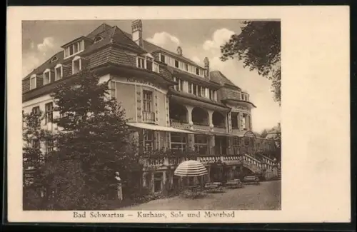 AK Bad Schwartau, Kurhaus, Sol- und Moorbad