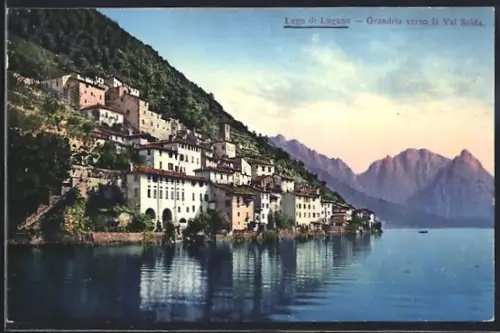 AK Gandria /Lago di Lugano, Gandria verso la Val Solda