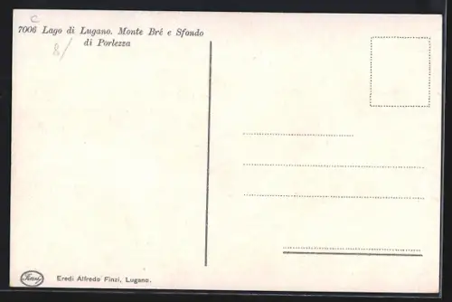 AK Monte Bré /Lago di Lugano, Sfondo di Porlezza