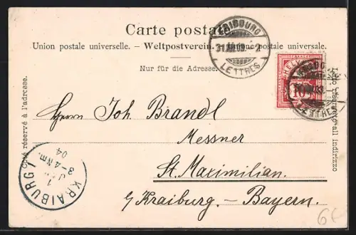 AK Fribourg, Le Grand Pont et Vue générale